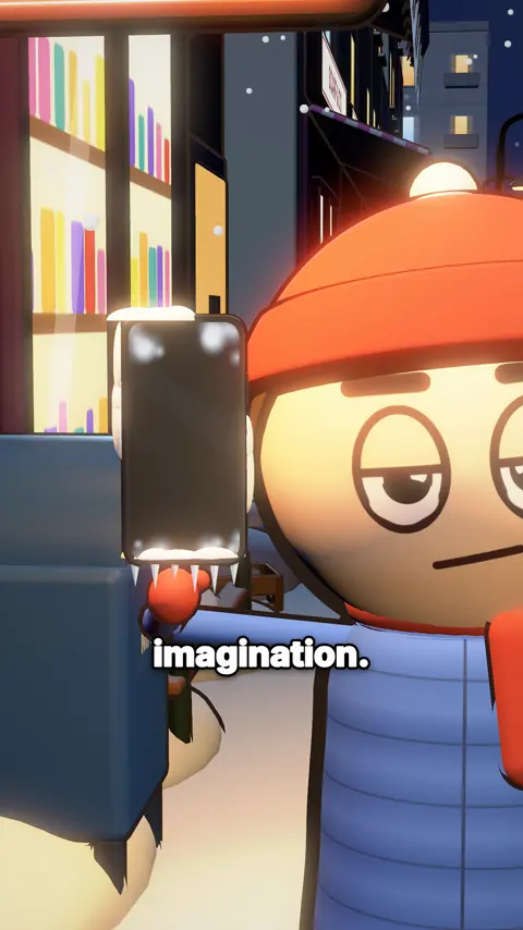 A frame from a 3D cartoon video made in Zaga Studio